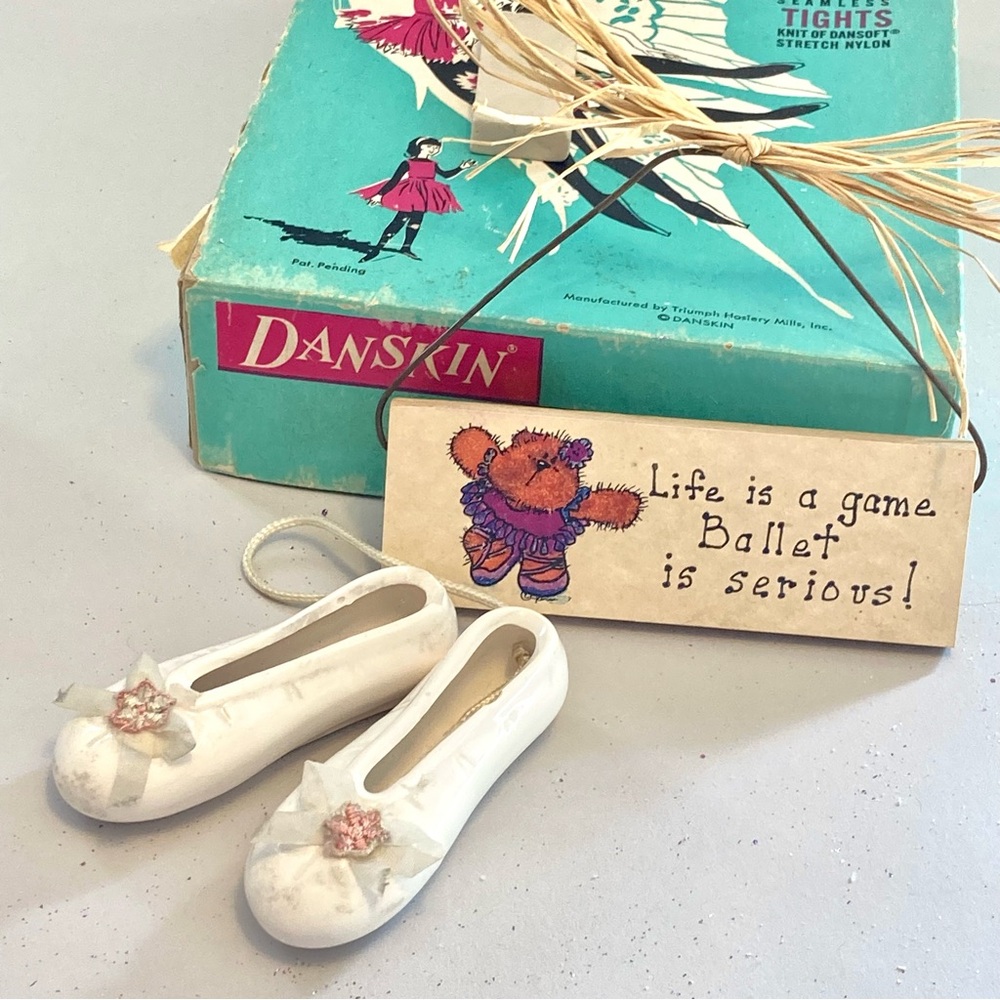 ⭐️ 5/$18 THE BALLET COLLECTION 2 Ornaments 1 Pair Pointe Shoes 1 Ballet The…